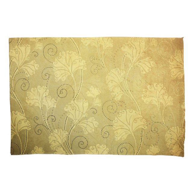 Grunge vintage flower pattern. pillow case (Front)
