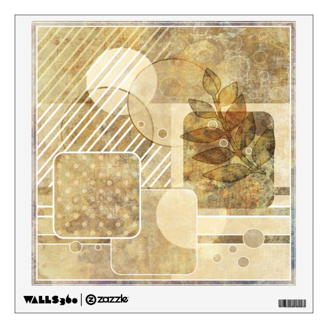 Grunge . Vintage . Wall Sticker (Front)