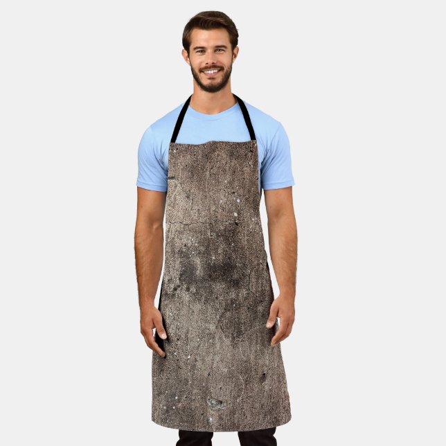 Grunge wall texture apron (Worn)