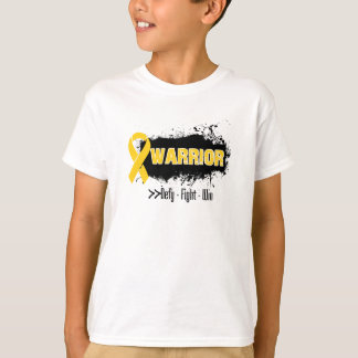 Grunge - WARRIOR - Childhood Cancer T-Shirt