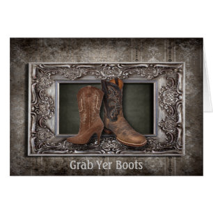 Grunge western country cowboy wedding