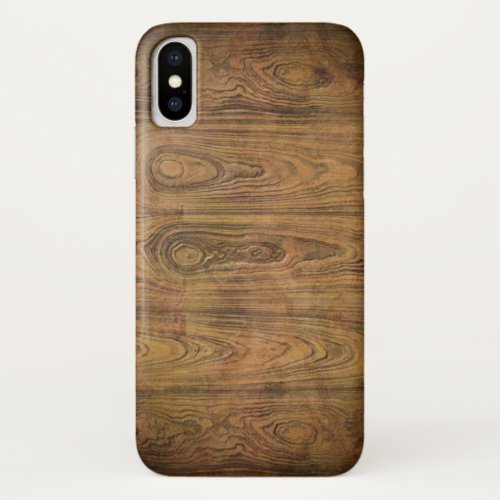 grunge western country rustic barn wood iPhone x case