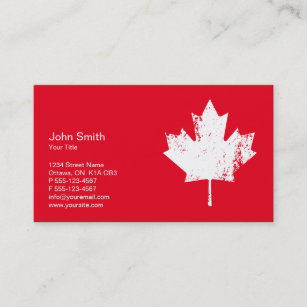 canadian business cards