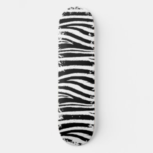 Grunge Zebra Skateboard Deck