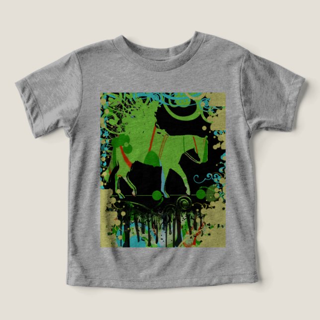 Grunged CowGilr Toddler T-shirt (Design Front)
