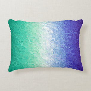 Grungy Abstract MLM Men Loving Men Pride Flag Accent Pillow