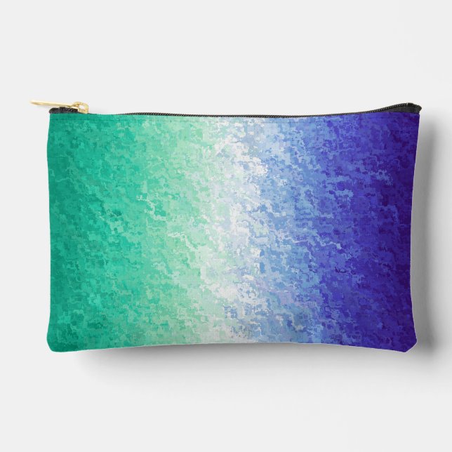 Grungy Abstract MLM Men Loving Men Pride Flag Accessory Pouch (Front)