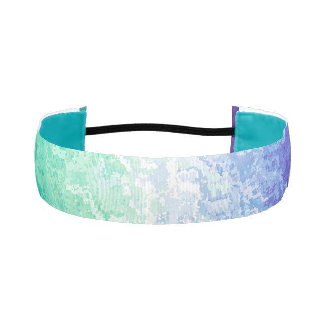 Grungy Abstract MLM Men Loving Men Pride Flag Athletic Headband (Front)