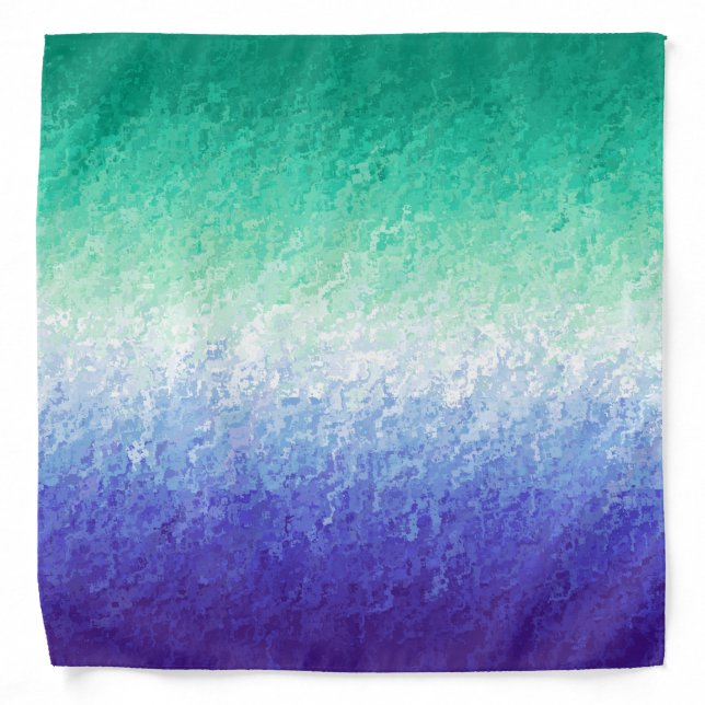 Grungy Abstract MLM Men Loving Men Pride Flag Bandana (Front)