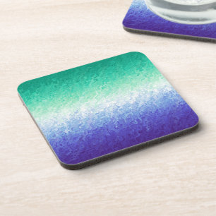 Grungy Abstract MLM Men Loving Men Pride Flag Beverage Coaster