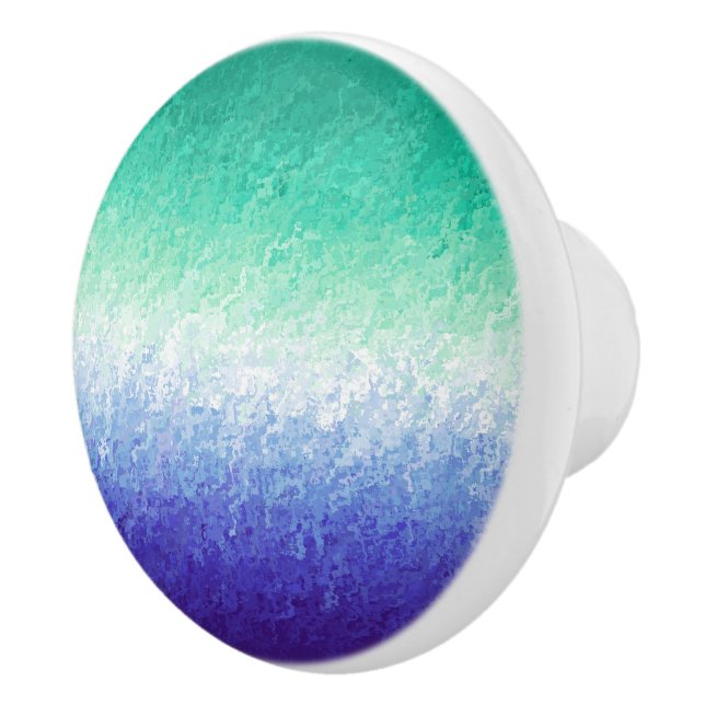Grungy Abstract MLM Men Loving Men Pride Flag Ceramic Knob (Right)