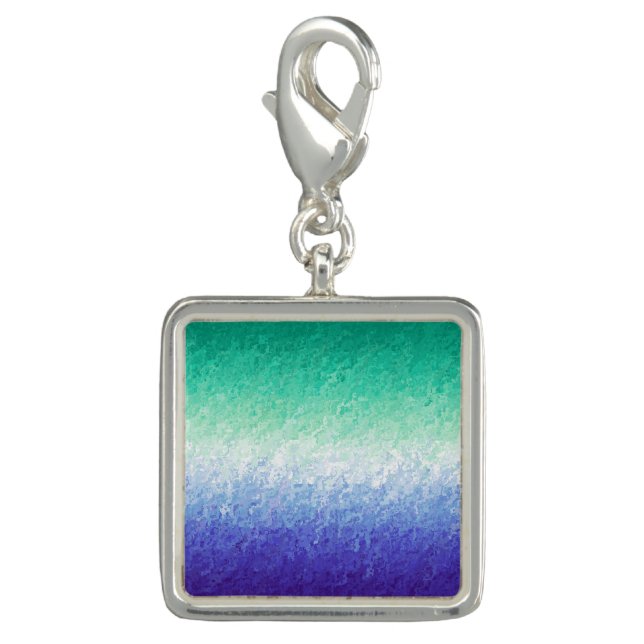 Grungy Abstract MLM Men Loving Men Pride Flag Charm (Front)
