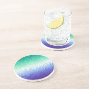Grungy Abstract MLM Men Loving Men Pride Flag Coaster