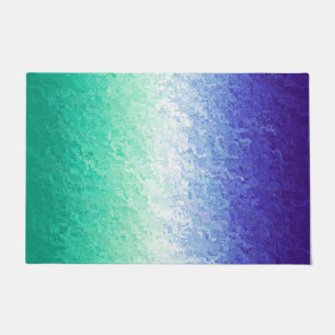 Grungy Abstract MLM Men Loving Men Pride Flag Doormat