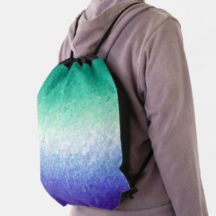 Grungy Abstract MLM Men Loving Men Pride Flag Drawstring Bag