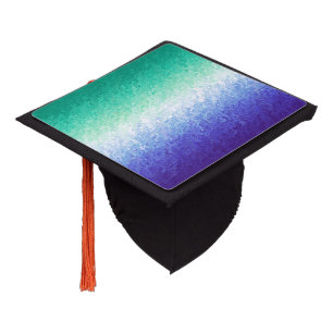 Grungy Abstract MLM Men Loving Men Pride Flag Graduation Cap Topper