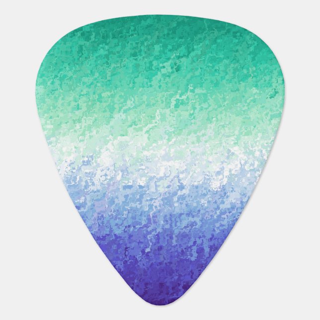 Grungy Abstract MLM Men Loving Men Pride Flag Guitar Pick (Front)