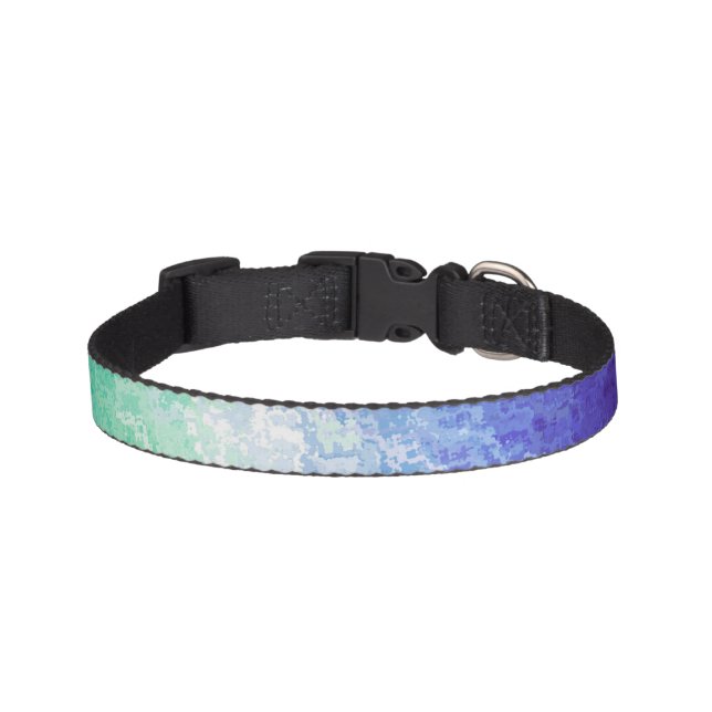 Grungy Abstract MLM Men Loving Men Pride Flag Pet Collar (Front)