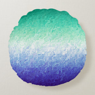 Grungy Abstract MLM Men Loving Men Pride Flag Round Pillow