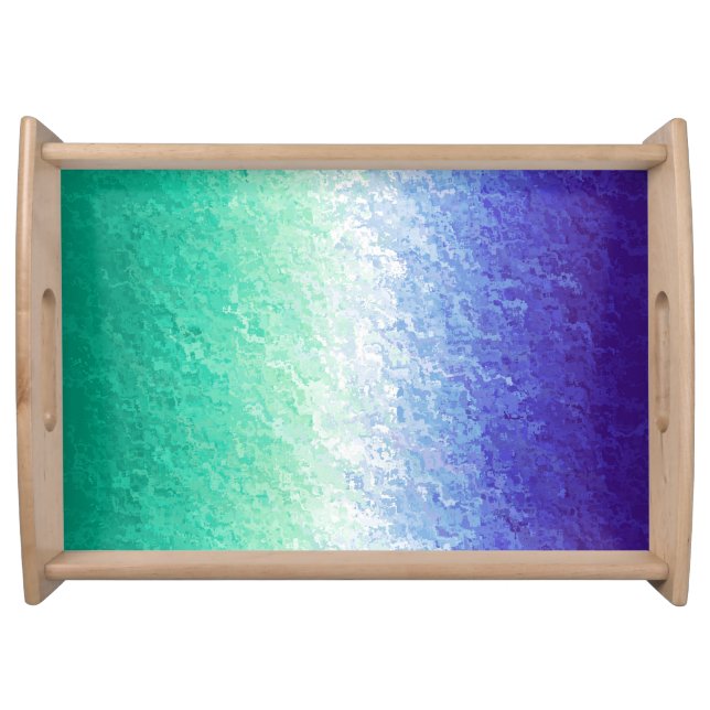 Grungy Abstract MLM Men Loving Men Pride Flag Serving Tray (Front)