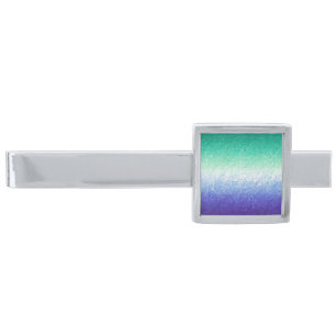 Grungy Abstract MLM Men Loving Men Pride Flag Silver Finish Tie Bar