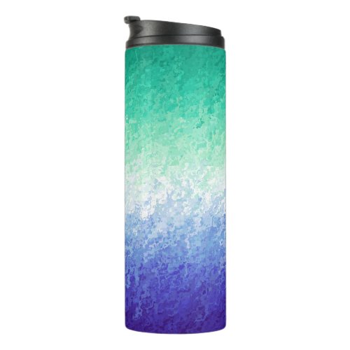 Grungy Abstract MLM Men Loving Men Pride Flag Thermal Tumbler