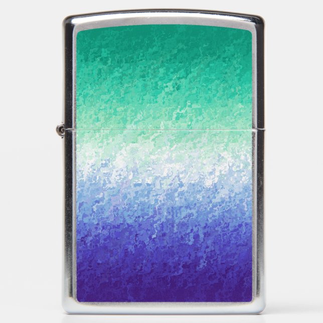 Grungy Abstract MLM Men Loving Men Pride Flag Zippo Lighter (Front)