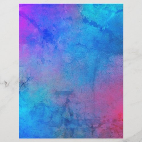 Grungy Abstract Multicolor Scrapbook Paper
