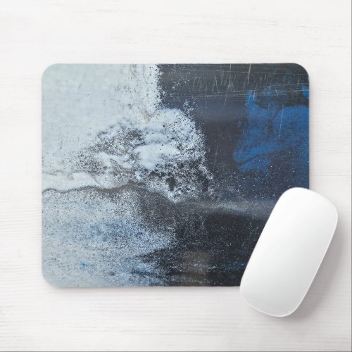 Grungy Abstract Paint Design Mouse Pad
