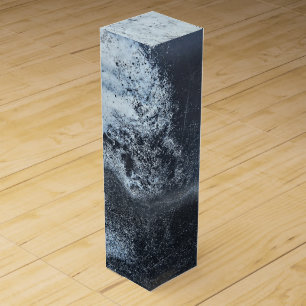 Grungy Abstract Paint Design Wine Box