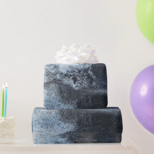 Grungy Abstract Paint Design Wrapping Paper