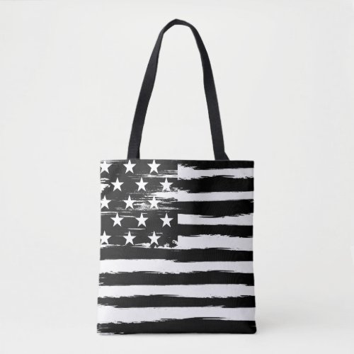 Grungy American Flag Tote