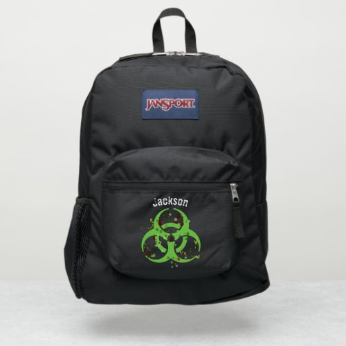 Grungy Biohazard Zombie JanSport Backpack