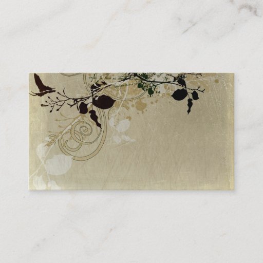 Customizable Grungy Business Card