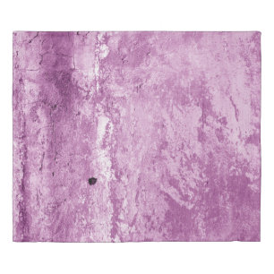Grungy cement wall texture in purple tone. Abstrac Duvet Cover