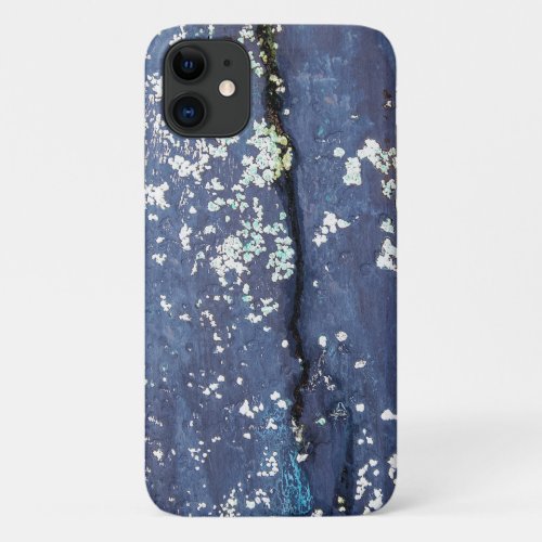 grungy chipped paint pattern iPhone 11 case