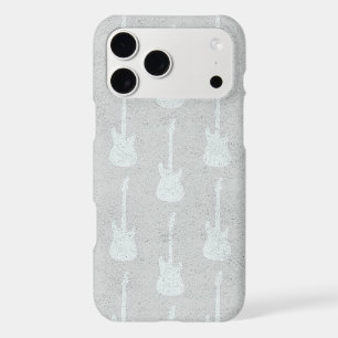 Grungy Classic Electric Guitar Polkadot whites iPhone 17 Pro Max Case