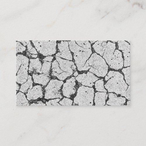 Grungy Cracked Paint Concrete  Business Card