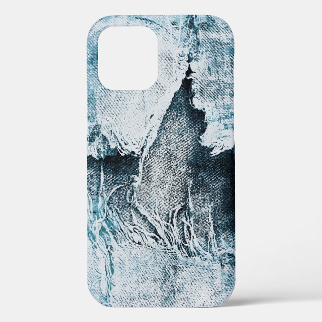 grungy denim Case-Mate iPhone case (Back)