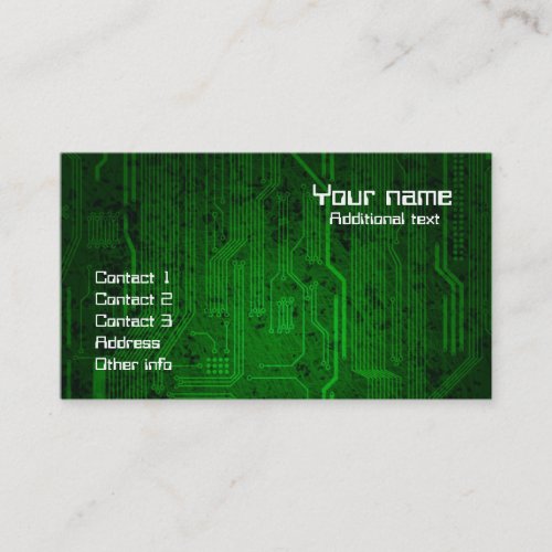 grungy design business card