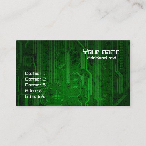 Customizable grungy design business card