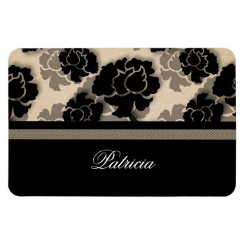 Grungy Floral Decadence Flexi Magnet  Ivory Magnet by Superstarbing at Zazzle