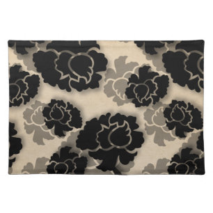 Grungy Floral Decadence Placemat, Ivory Placemat