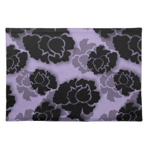 Grungy Floral Decadence Placemat, Lilac Placemat