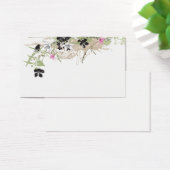 Grungy flowers Profile Card (Desk)