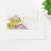 Grungy flowers Profile Card (Desk)