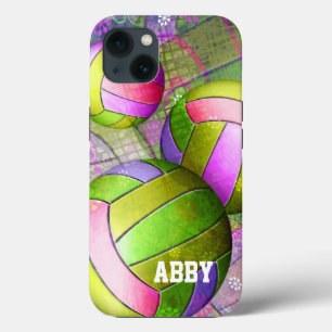 Grungy Girly Volleyball iPhone 13 Case
