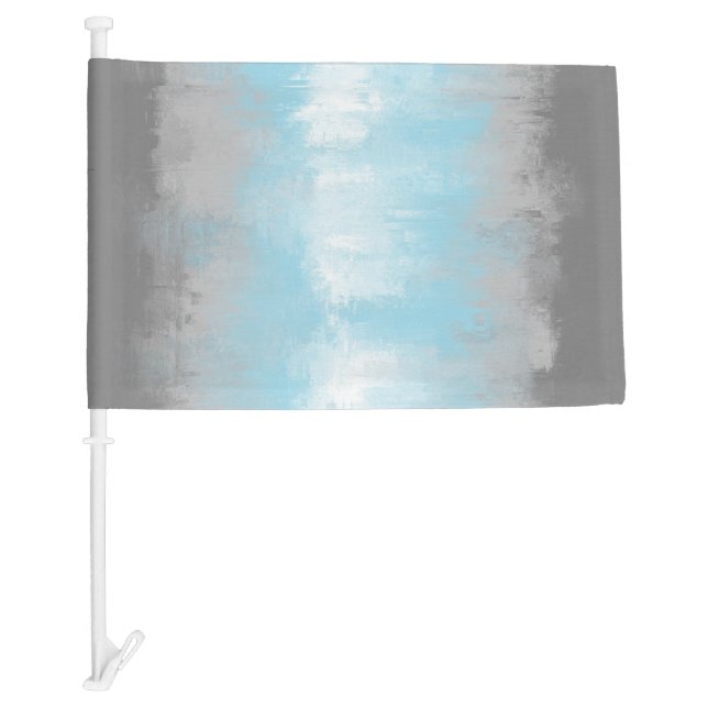 Grungy Glitchy Funky Abstract Demiboy Pride Flag (Front)