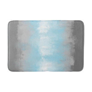 Grungy Glitchy Funky Abstract Demiboy Pride Flag Bath Mat