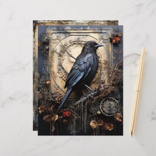 Grungy Gothic Winter Paper Craft Cardstock